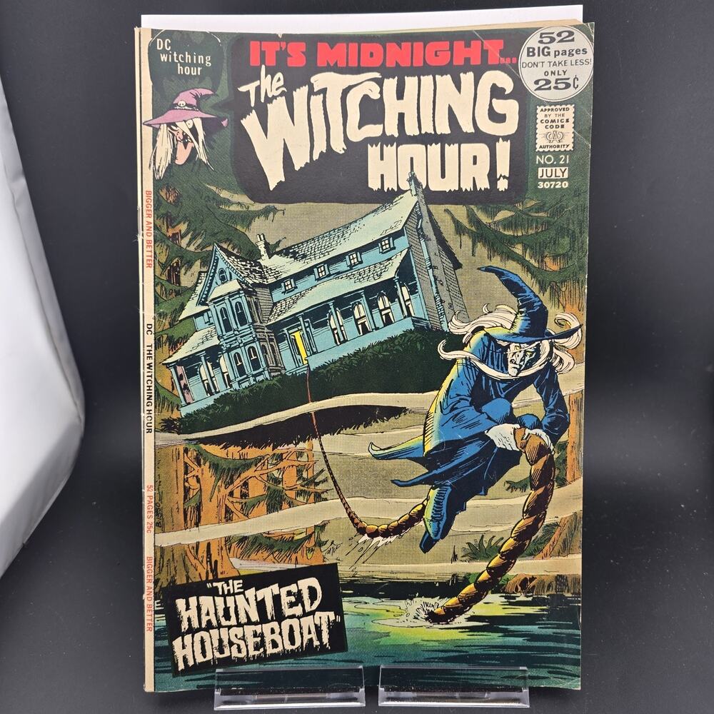 The Witching Hour 21 DC Comics 1972 Nick Cardy Bronze Age Horror Vintage VG/FN